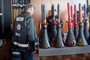 VIP nargileden kimyasal &ccedil;ıktı