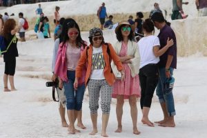 Pamukkale'ye 2019'un ilk iki ayında 132 bin turist