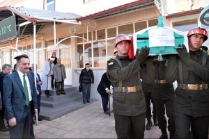 Kore gazisi Poyraz, son yolculuğuna uğurlandı