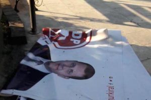 Se&ccedil;im &ccedil;adırına saldırı