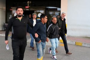 Bek&ccedil;ilerin dikkati sayesinde yakalandı1