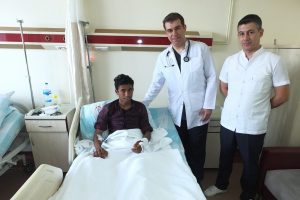 Devlet hastanesinde başarılı damar operasyonu