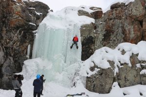 Doğa sporcuları 'Aşağı Toklu Şelalesi'ni sevdi
