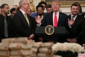 Fast food Beyaz Saray'ı istila etti