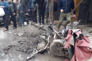 Suriye'de bomba y&uuml;kl&uuml; motosikletle saldırı: 8 yaralı