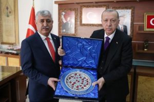 Cumhurbaşkanı Erdoğan'dan Belediye Başkanlığına ziyaret