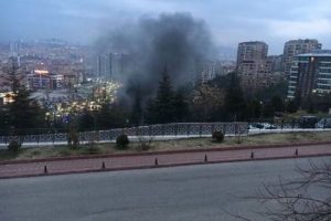 Aqua parkta yangın paniği