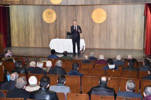 Bursa İneg&ouml;l Belediye Başkanı Taban &ccedil;arşı esnafıyla bir araya geldi