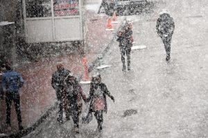 Van'da yoğun kar yağışı etkili oluyor