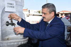 15 bin kişiye kandil şerbeti dağıtıldı