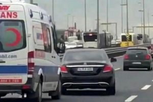 Ambulansa yol vermeyen trafik magandası ile ilgili yeni gelişme