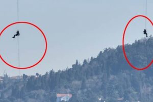 Kadın komandolar 15 Temmuz Şehitler K&ouml;pr&uuml;s&uuml;'ne indi