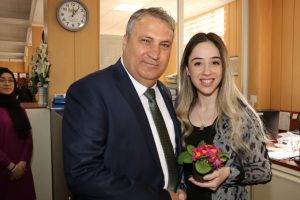 Başkan &Ccedil;er&ccedil;i'den kadınlara 8 Mart jesti