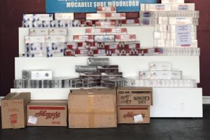 61 bin 500 paket ka&ccedil;ak sigara ele ge&ccedil;irildi