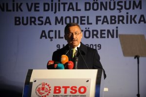 Fuat Oktay: Bursa'da ikinci &ouml;rneğini deneyimlediğimiz model fabrikaların sayısını...