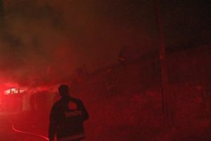 Solucan g&uuml;bresi &uuml;retim tesisinde b&uuml;y&uuml;k yangın