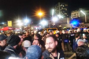 İzinsiz g&ouml;steriye biber gazlı m&uuml;dahale