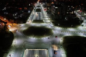 Alparslan T&uuml;rkeş Kavşağı g&ouml;z kamaştırıyor