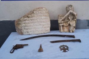 Roma d&ouml;nemine ait tarihi eserler ele ge&ccedil;irildi