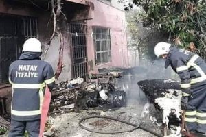 Hatay'da korkutan yangın!