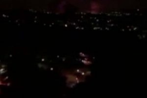 Venezuela'da elektrik trafosu patladı
