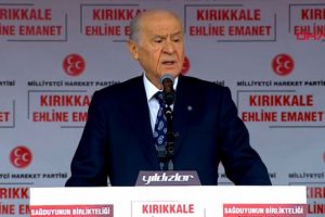 MHP Lideri Bahçeli Kırıkkale'de konuştu