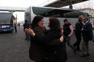 Bulgaristan'dan Bursa'ya gelen 500 kişi akrabalarıyla hasret giderdi