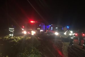 Direksiyon hakimiyetini kaybeden s&uuml;r&uuml;c&uuml; kanala u&ccedil;tu