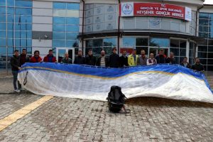 Nevşehir'de yama&ccedil; paraş&uuml;t&uuml; kursu a&ccedil;ıldı