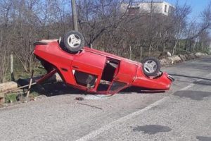 Otomobil takla attı: 1 yaralı