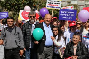 Dow sendromlu &ccedil;ocuklar etkinlikte buluştu