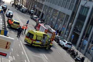 Br&uuml;ksel'de bomba alarmı