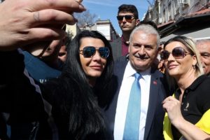 Yıldırım'dan esnaf ziyareti