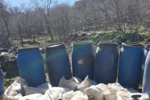 Nusaybin'de EYP ile 2 ton amonyum nitrat ele ge&ccedil;ti