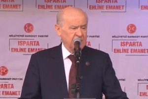 Bah&ccedil;eli Isparta mitinginde konuştu