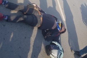 Kask, bir kez daha hayat kurtardı