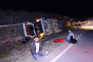 Ka&ccedil;akları taşırken kaza yapan s&uuml;r&uuml;c&uuml;: "Hatırlamıyorum"