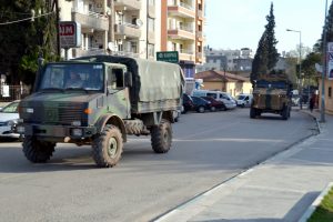 Suriye sınırına askeri sevkiyat