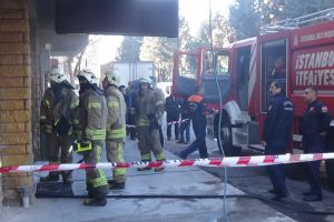 Pendik'te spor salonunda yangın