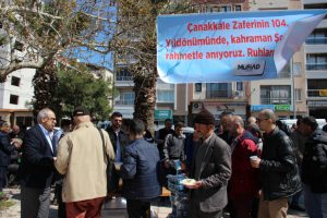 M&Uuml;SİAD'tan şehitler anısına pilav hayrı
