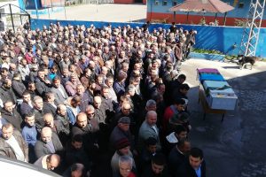 G&ouml;&ccedil;&uuml;kte &ouml;len madenci son yolculuğuna uğurlandı