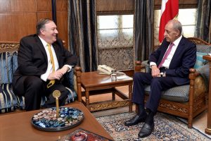 ABD Dışişleri Bakanı Pompeo İsrail'den L&uuml;bnan'a ge&ccedil;ti