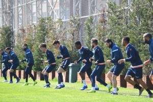 Medipol Başakşehir'de Atiker Konyaspor ma&ccedil;ı hazırlıkları devam etti