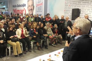 CHP Bursa Nil&uuml;fer Belediye Başkan Adayı Erdem'den &Ouml;zl&uuml;ce buluşması