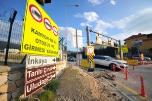 Bursa'daki ölüm yoluna bariyerli önlem