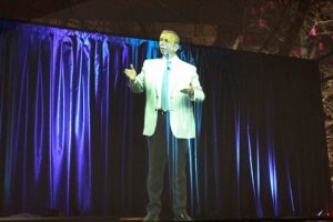 Mansur Yavaş'tan hologram miting