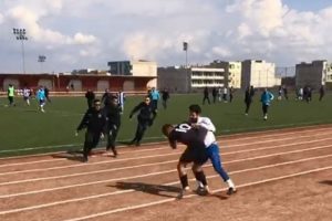 Amat&ouml;r ma&ccedil;ta futbolcular hastanelik oldu