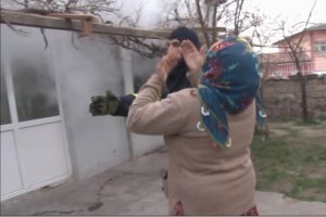 Evlerinin yandığını g&ouml;rd&uuml;ler feryat ettiler