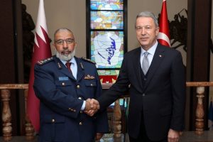 Milli Savunma Bakanı Akar, Katar Genelkurmay Başkanı'nı kabul etti