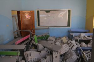Esad rejimi İdlib'de okulu vurdu: 2 &ccedil;ocuk hayatını kaybetti